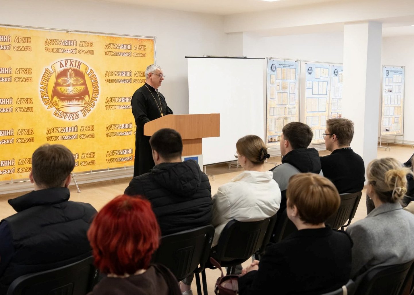 Виступ отця Віталія Козака